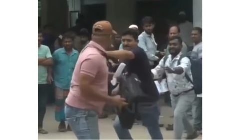 চুয়াডাঙ্গায় ফুয়েল কার্ড মারামারি পুলিশ মোতায়েন জ্বালানি তেল পরিস্থিতি